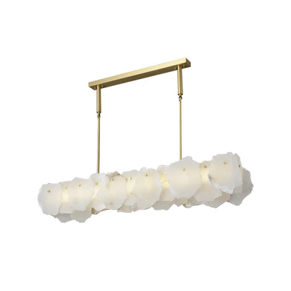 Linear Magari Alabaster Chandelier - Nuvé
