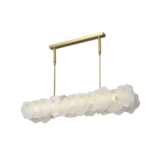 Linear Magari Alabaster Chandelier - Nuvé