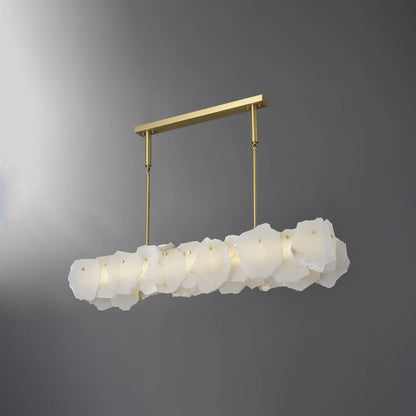Linear Magari Alabaster Chandelier - Nuvé