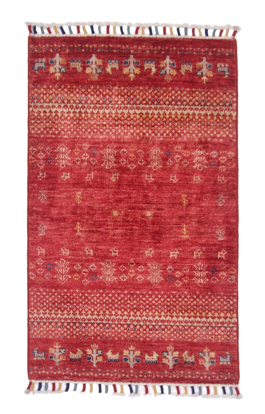 Afghan Gabbeh (1'11"x3'01") - Nuvé