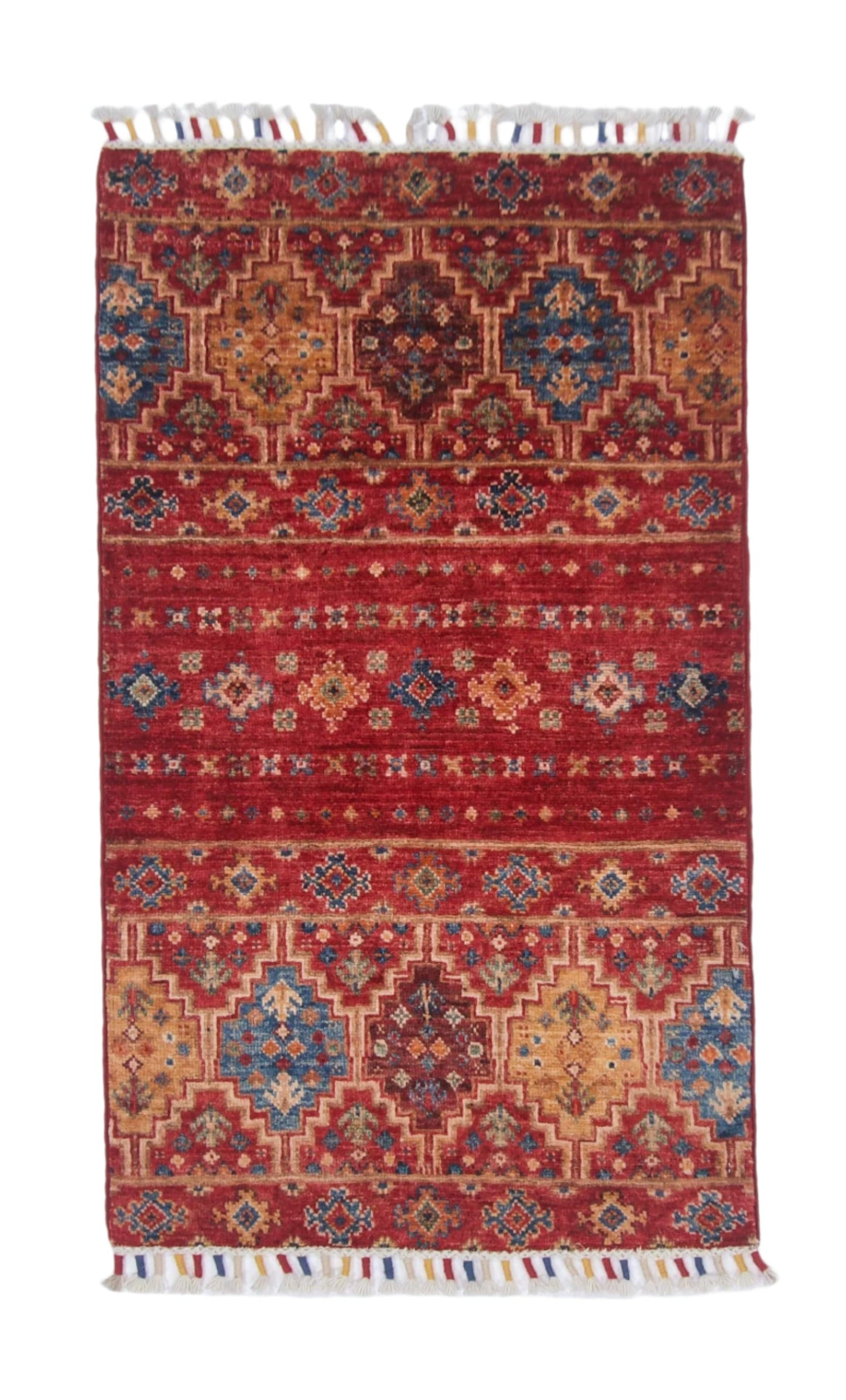 Afghan Khorjin (2'00"x3'03") red - Nuvé