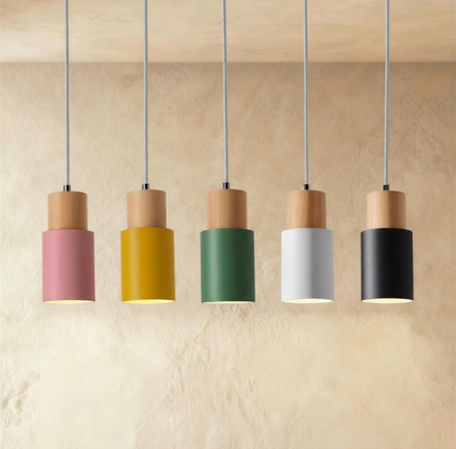 Residence Supply Nouveau pendant light with woven wire design hanging from a ceiling, showcasing a modern, textured lighting fixture.