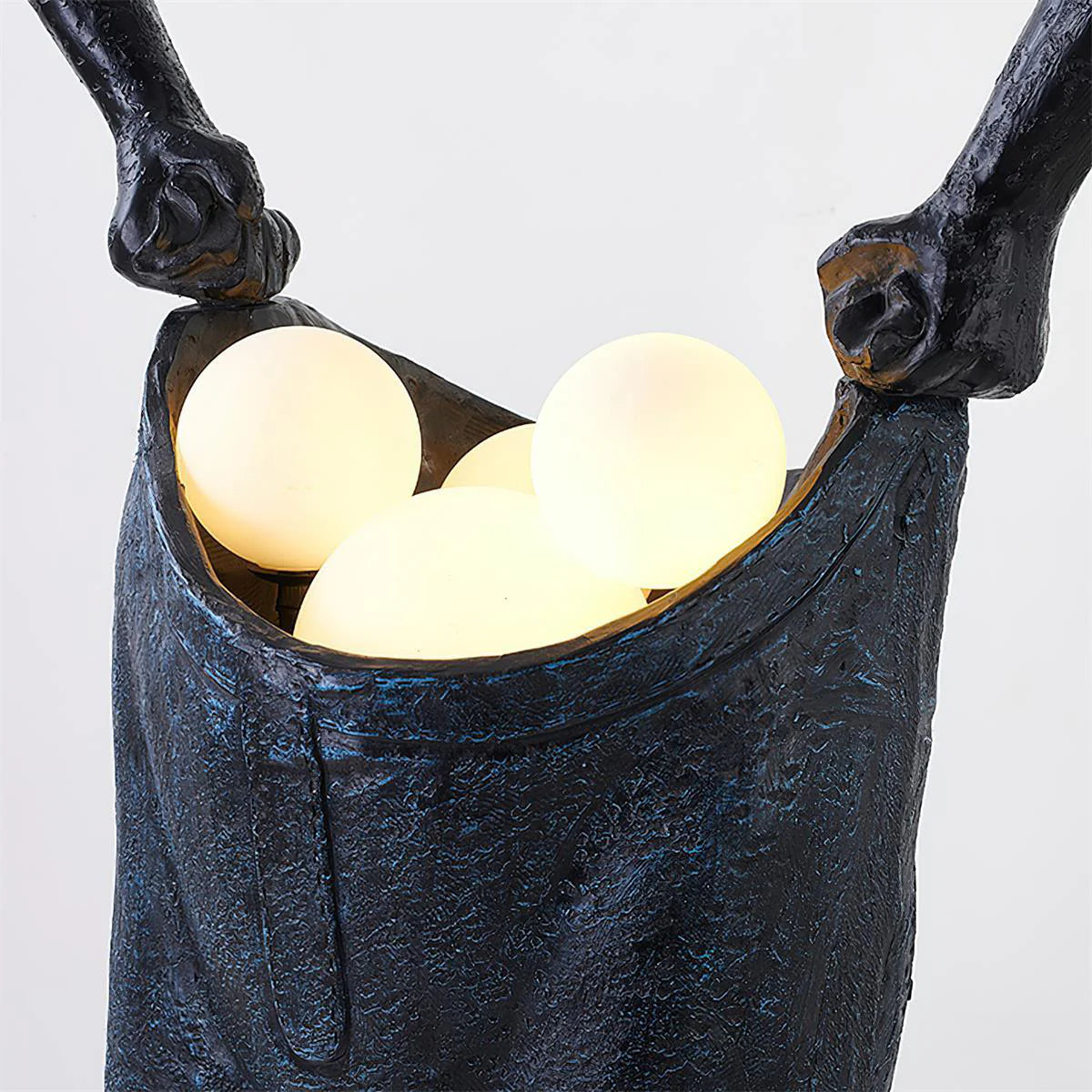 Man Carrying Pants Statue Floor Lamp - Nuvé
