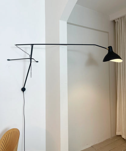 Spiral Mantis Arm Wall Lamp