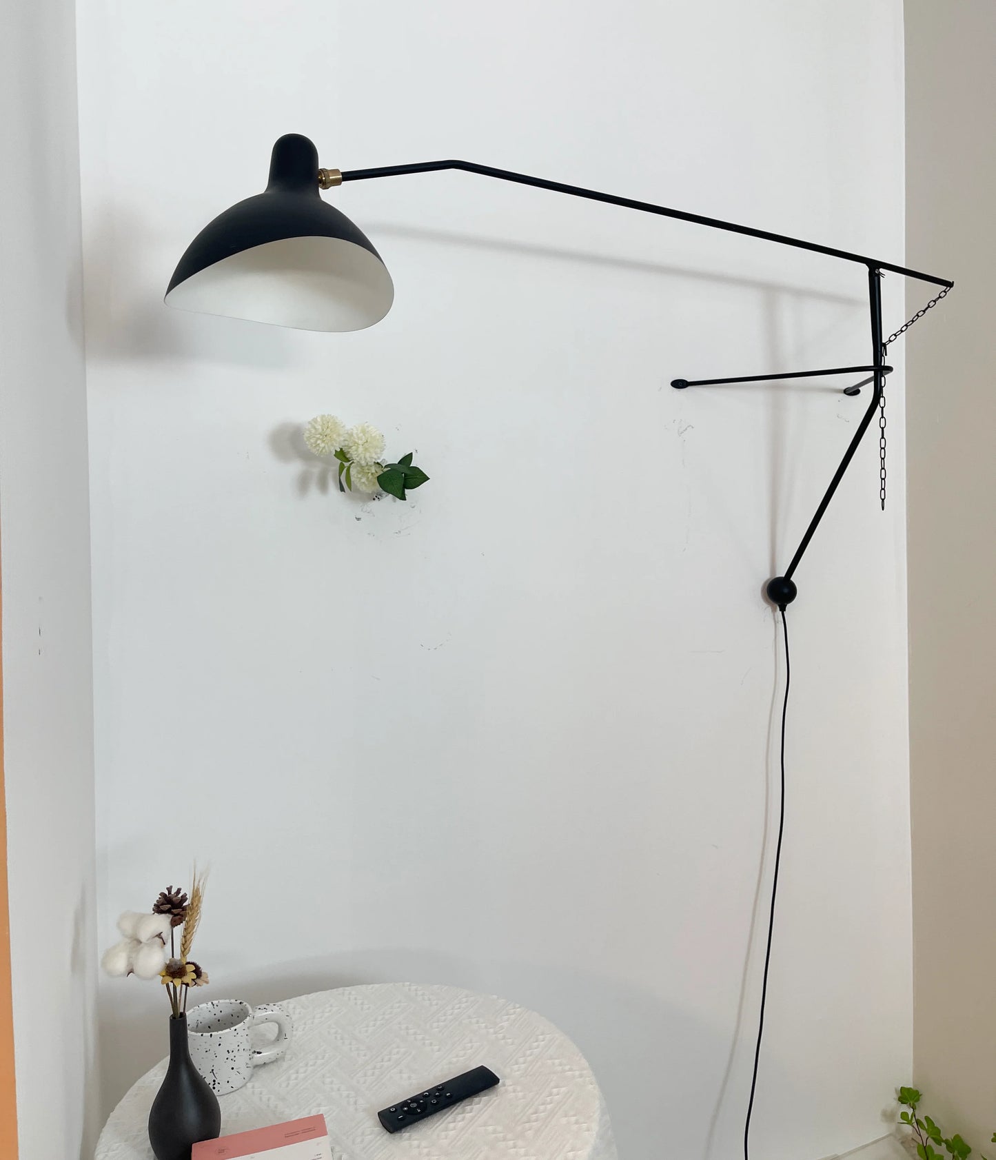 Spiral Mantis Arm Wall Lamp - Nuvé
