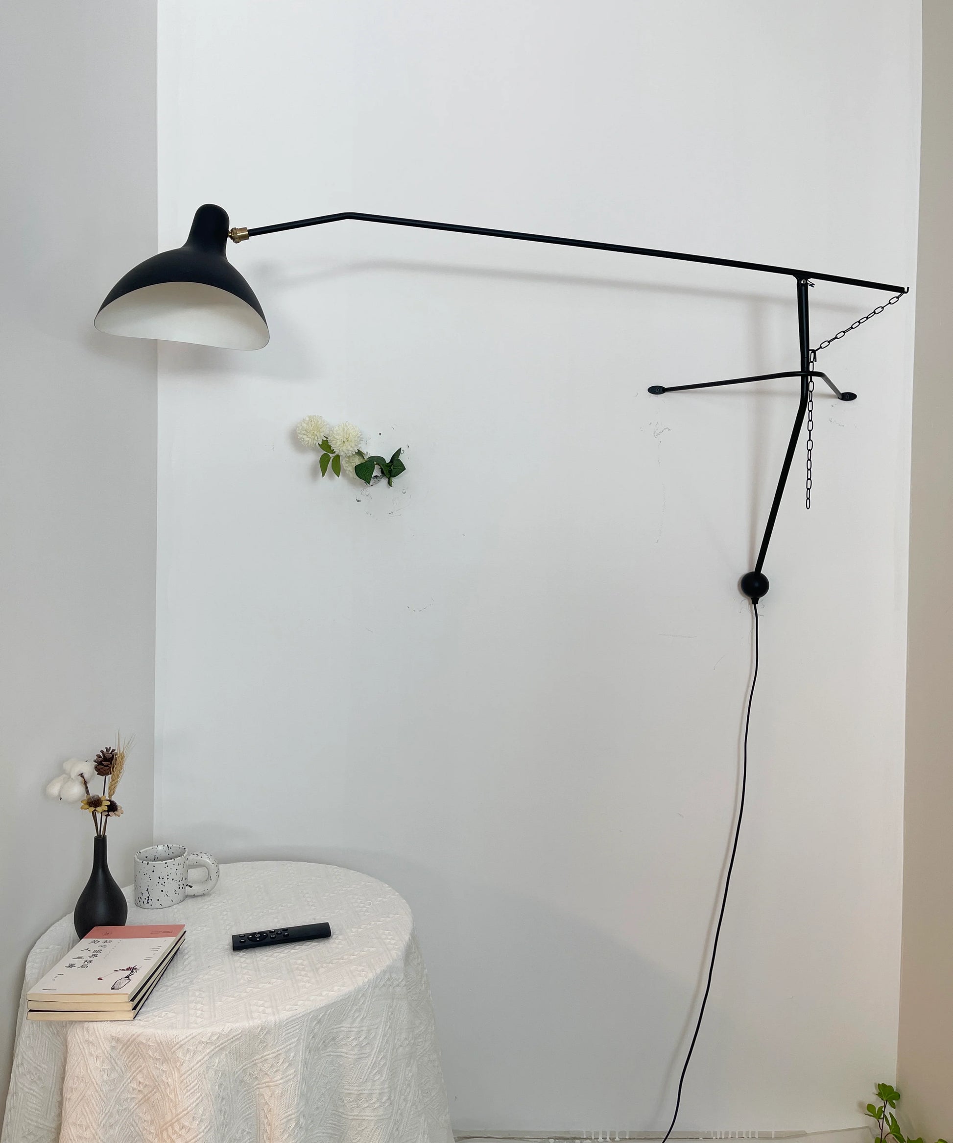 Spiral Mantis Arm Wall Lamp - Nuvé