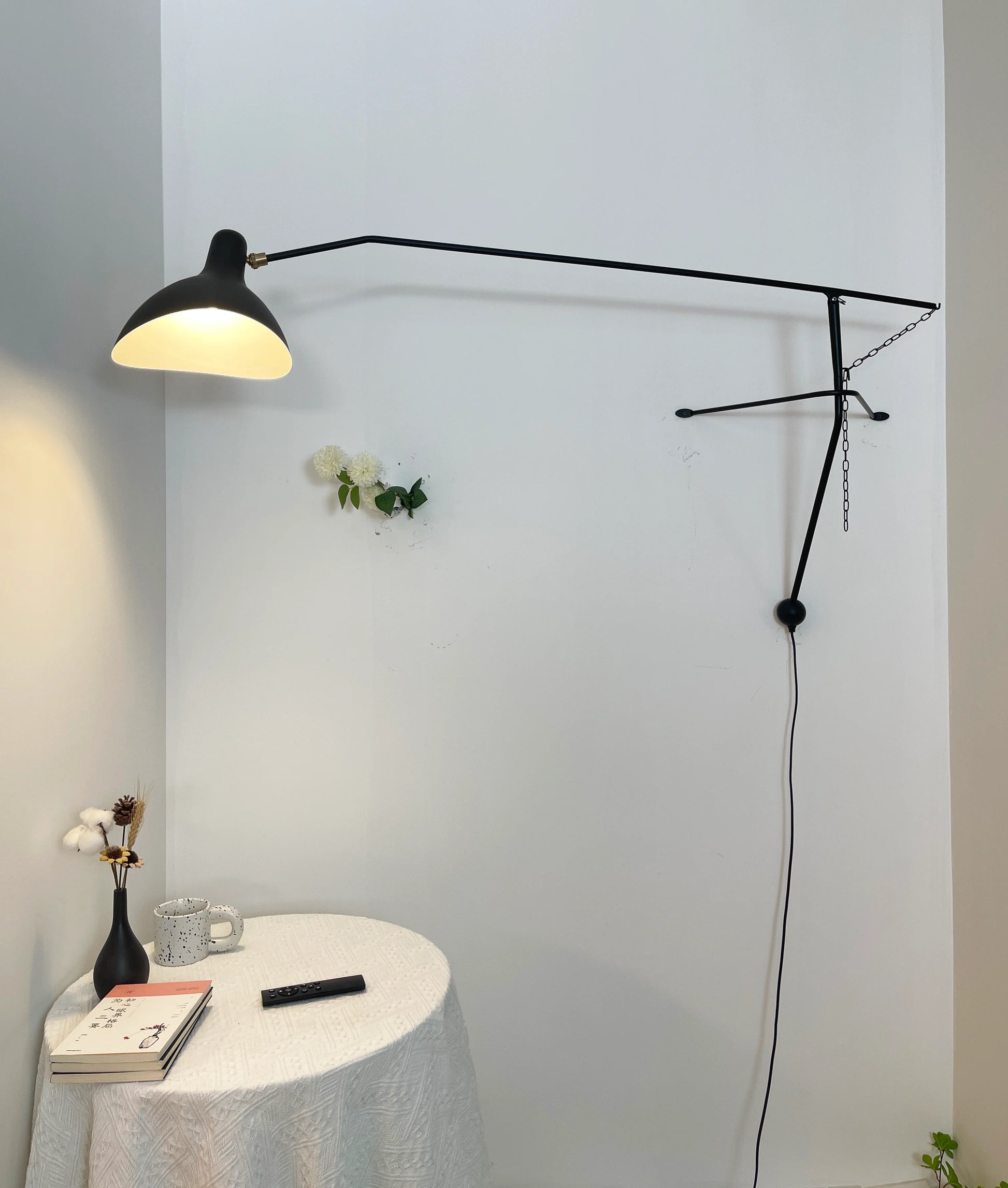 Spiral Mantis Arm Wall Lamp - Nuvé