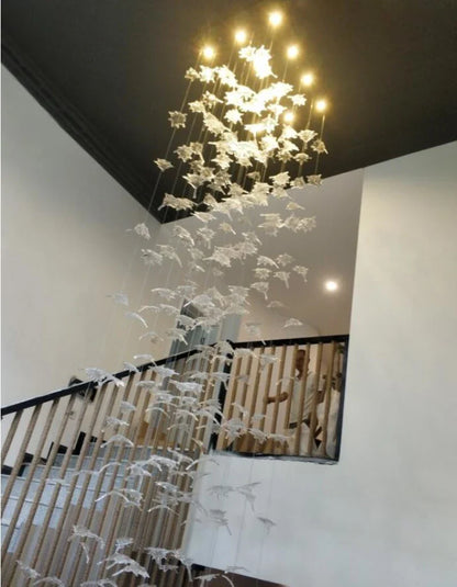 Maple Leaf Glass Chandelier - Nuvé