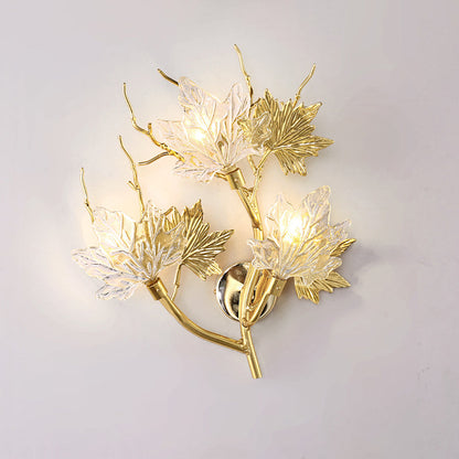 Maple Leaf Wall Sconce Light - Nuvé