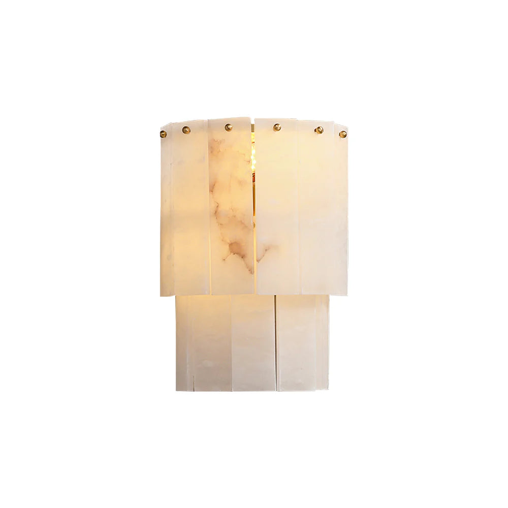 Alabaster 2 Layer Wall Lamp - Nuvé