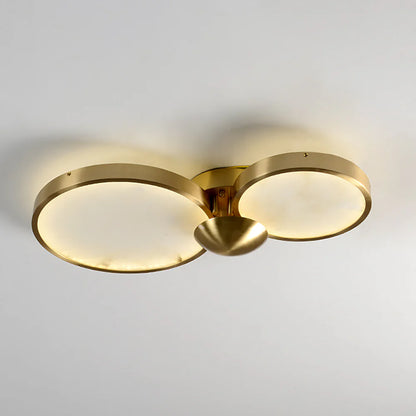 Alabaster 3 Heads Disc Ceiling Light - Nuvé