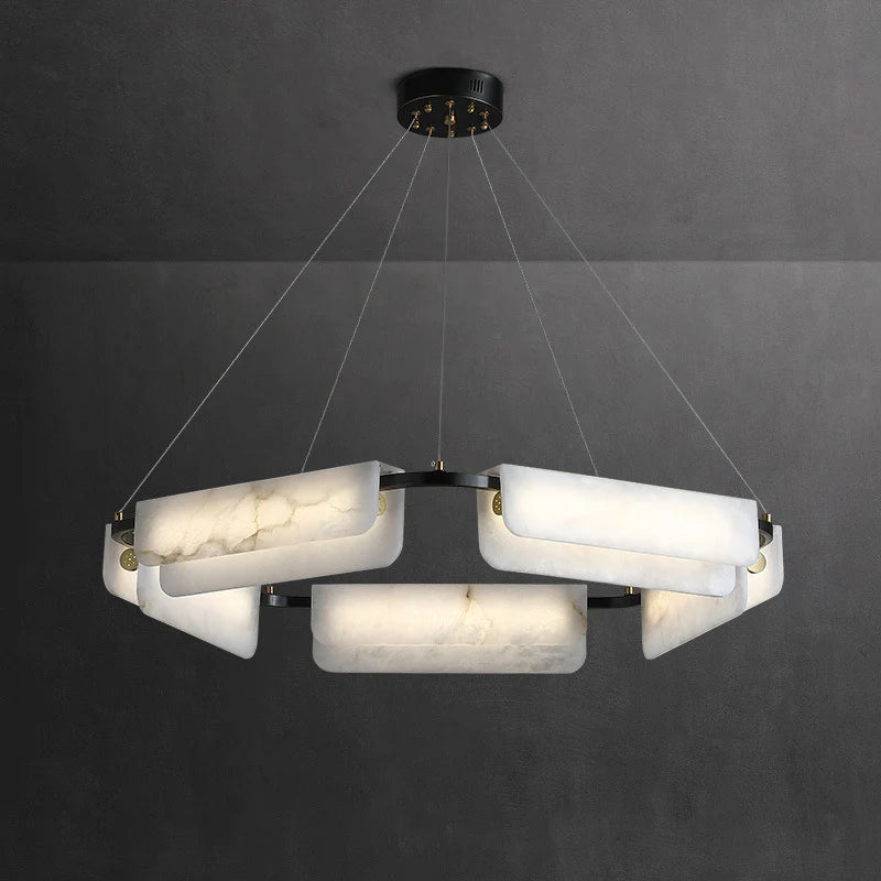 Alabaster Modern Chandelier - Nuvé