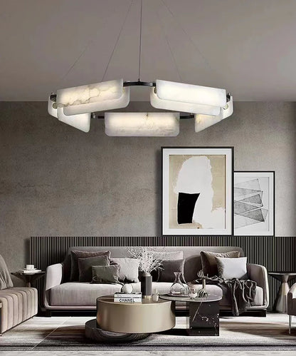 Alabaster Modern Chandelier - Nuvé