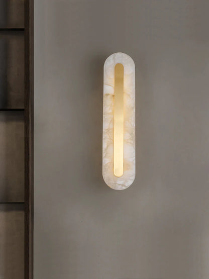 Alabaster Rounded Wall Light - Nuvé