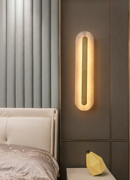 Alabaster Rounded Wall Light - Nuvé