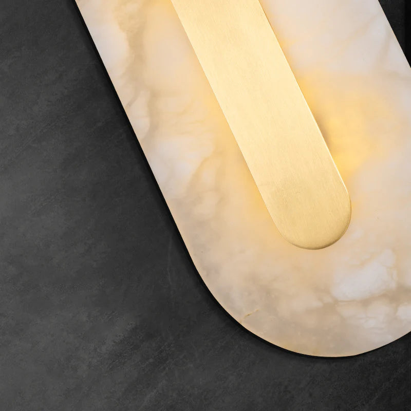Alabaster Rounded Wall Light - Nuvé