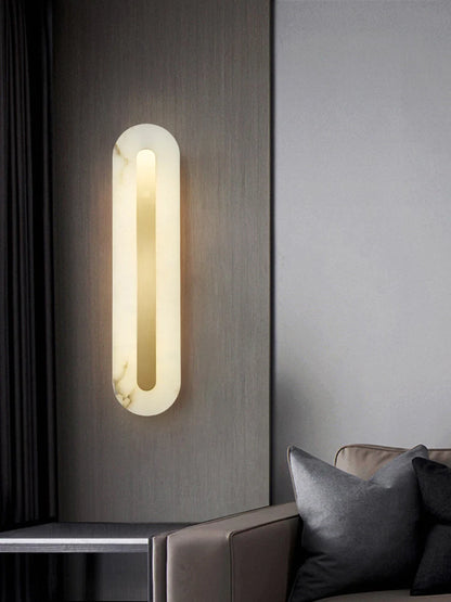 Alabaster Rounded Wall Light - Nuvé