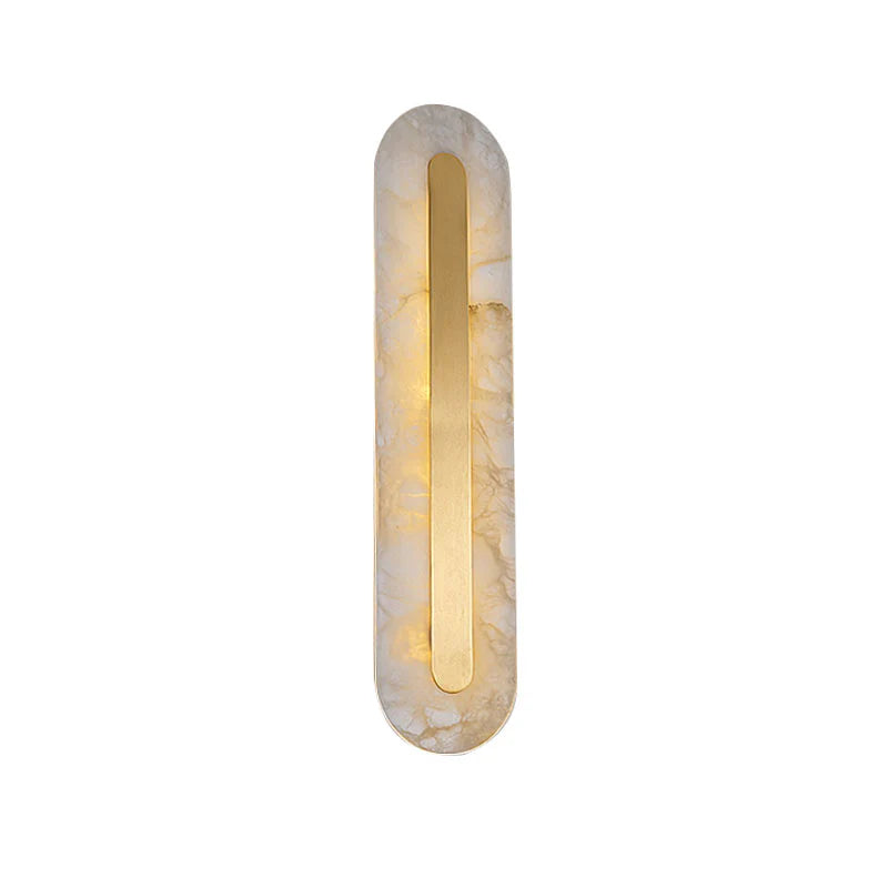 Alabaster Rounded Wall Light - Nuvé