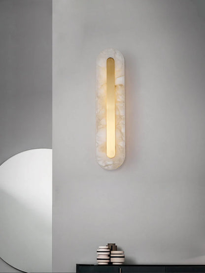 Alabaster Rounded Wall Light - Nuvé