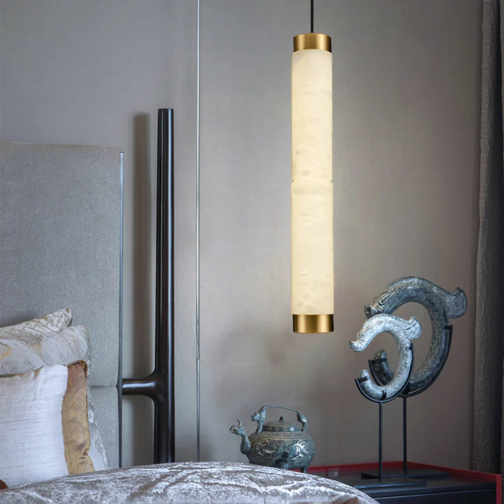 Strip Alabaster Chandelier - Nuvé