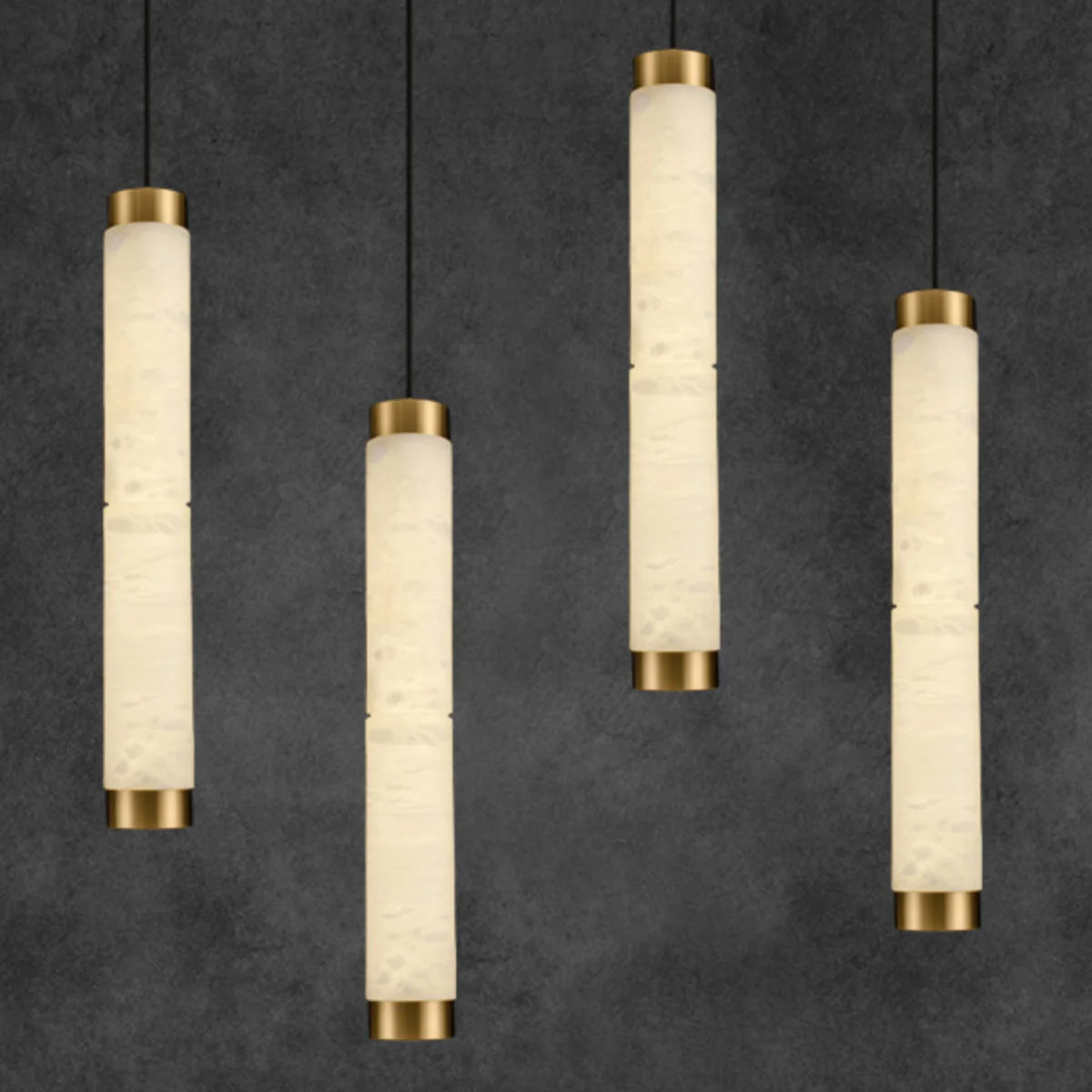 Strip Alabaster Chandelier - Nuvé