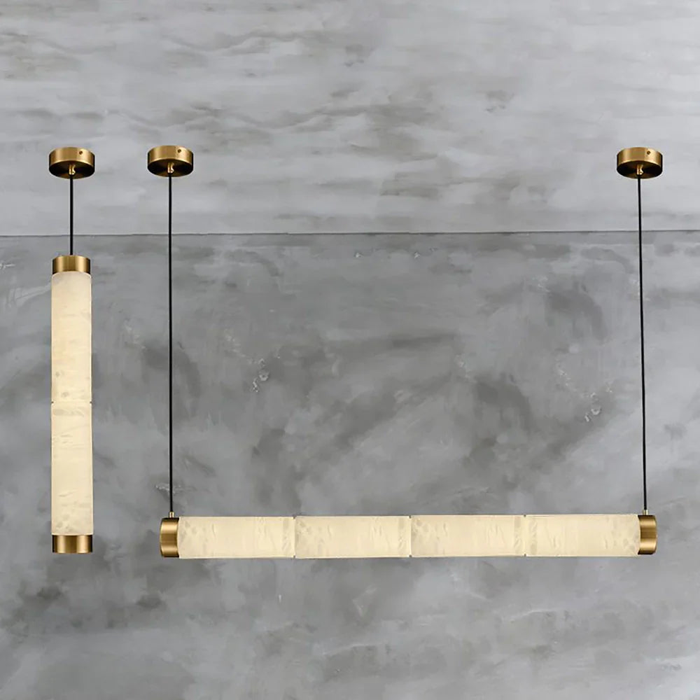 Strip Alabaster Chandelier - Nuvé