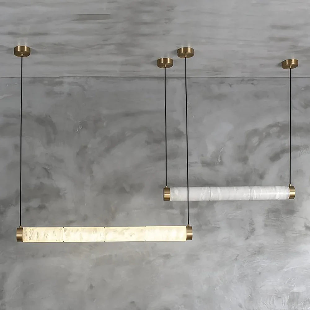 Strip Alabaster Chandelier - Nuvé
