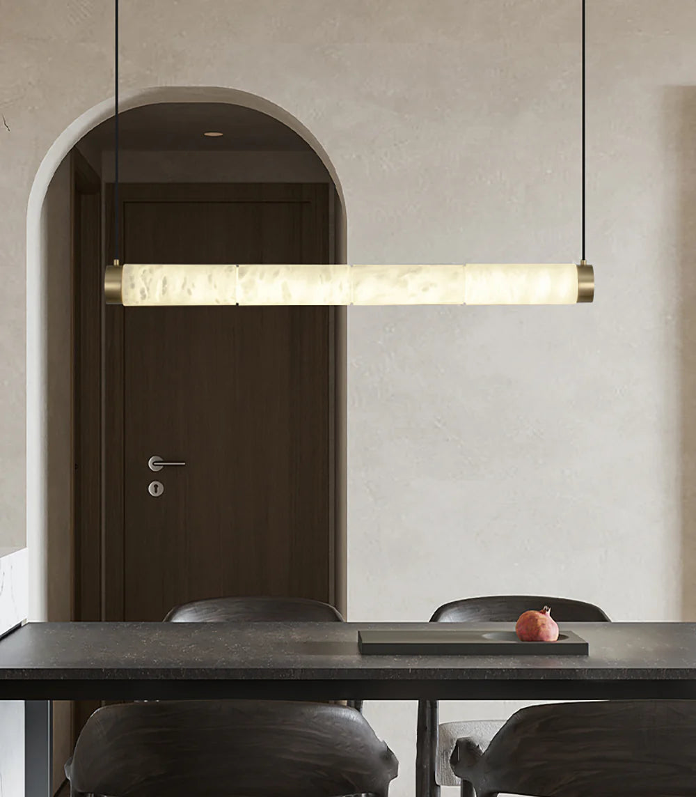 Strip Alabaster Chandelier - Nuvé