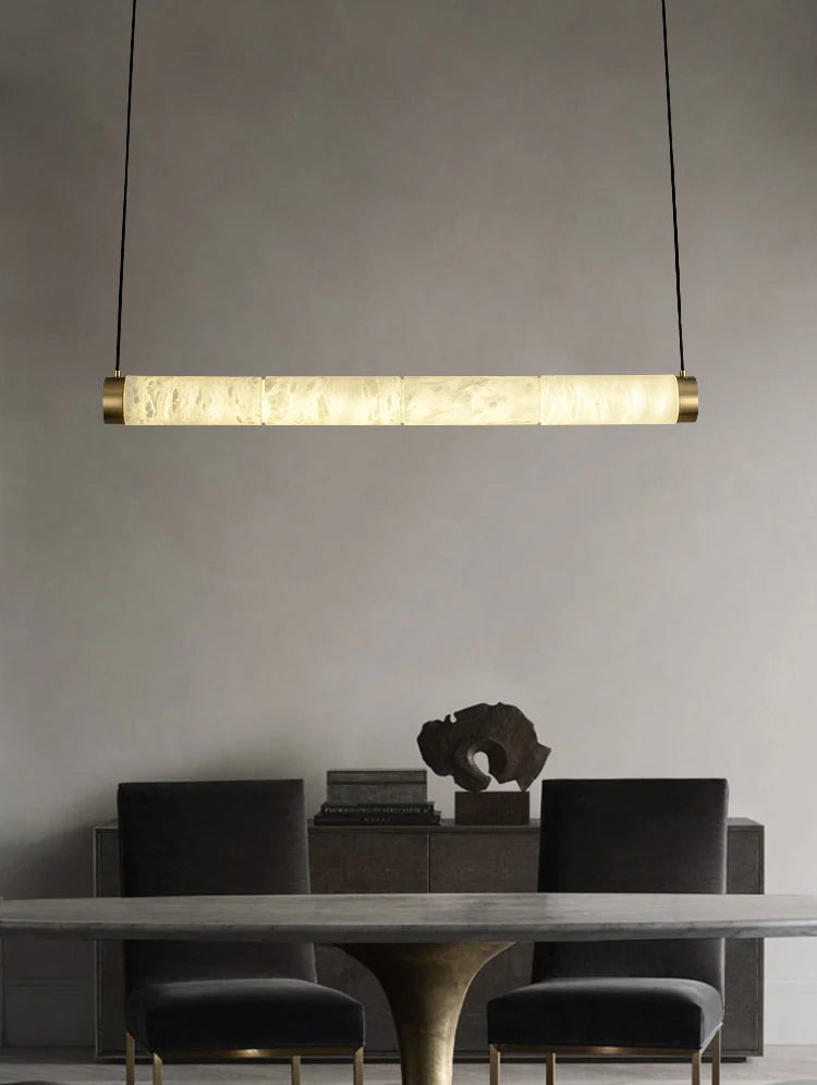 Strip Alabaster Chandelier - Nuvé