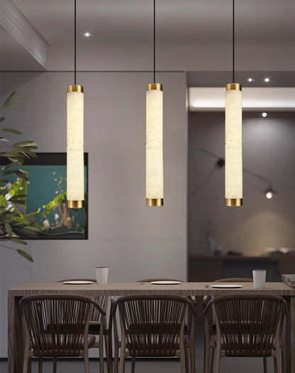 Strip Alabaster Chandelier - Nuvé