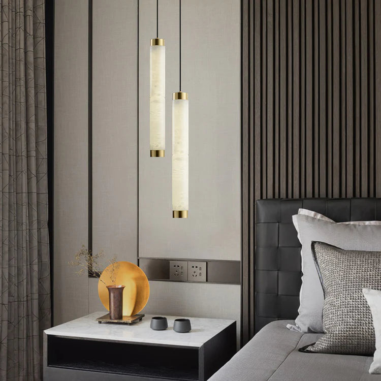 Strip Alabaster Chandelier - Nuvé