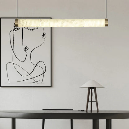 Strip Alabaster Chandelier - Nuvé