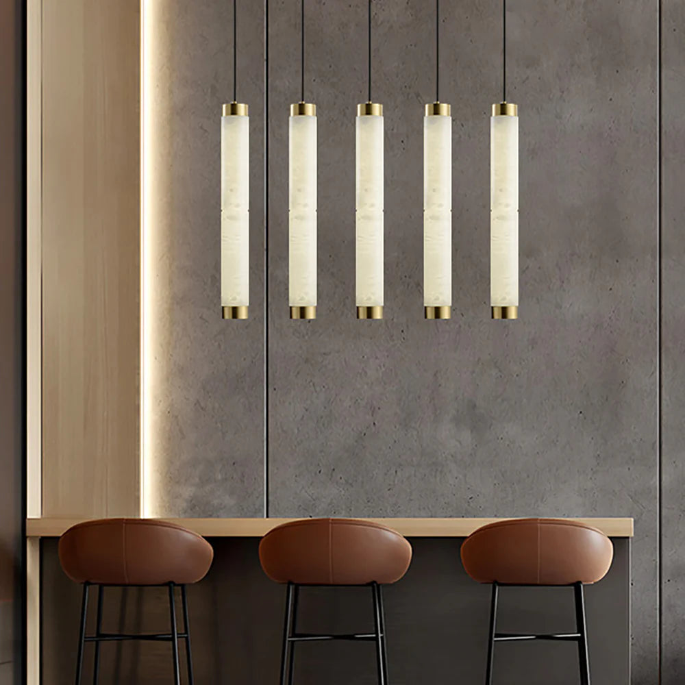 Strip Alabaster Chandelier - Nuvé