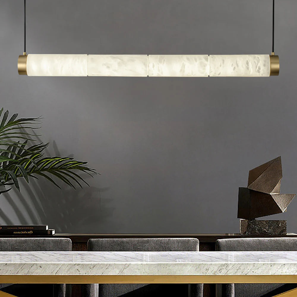 Strip Alabaster Chandelier - Nuvé