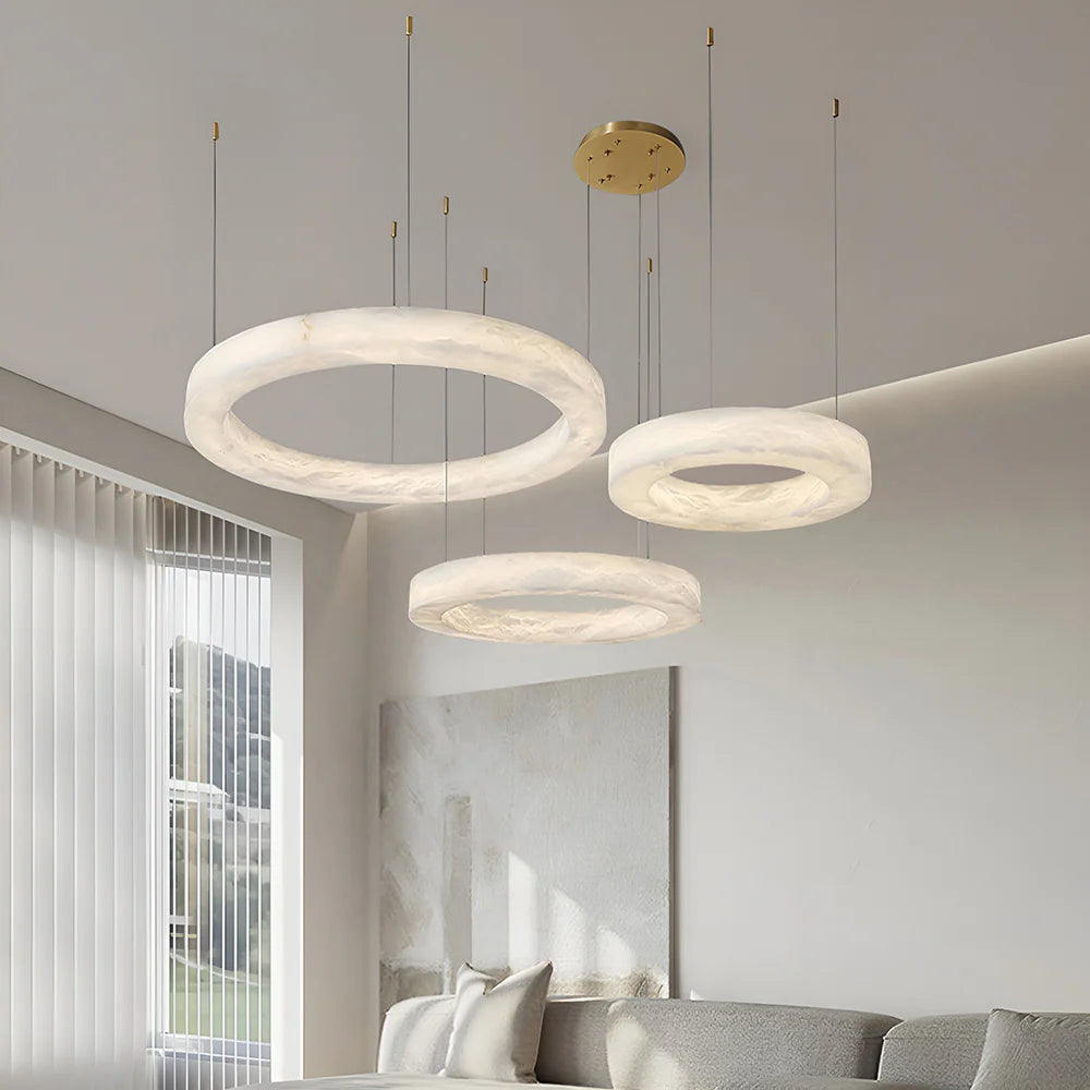 Marika Alabaster Pendant Lamp - Nuvé