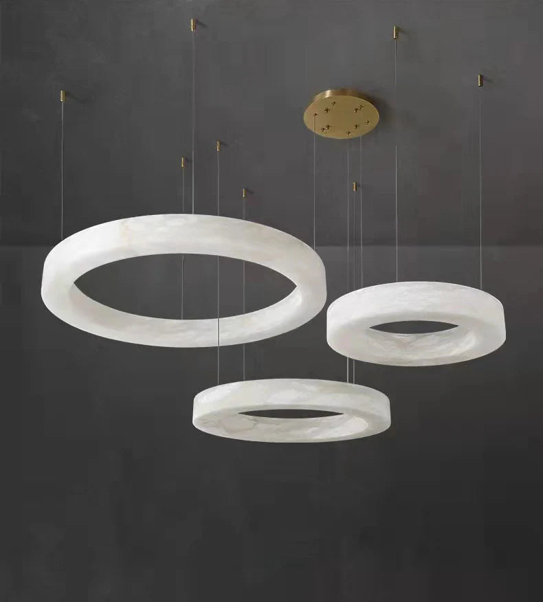 Marika Alabaster Pendant Lamp - Nuvé