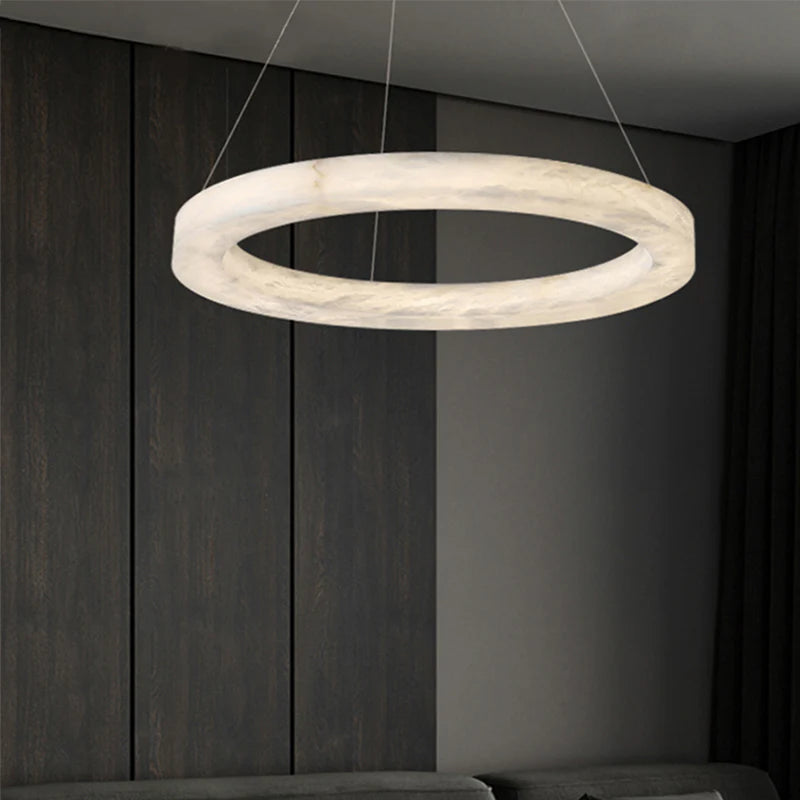 Marika Alabaster Pendant Lamp - Nuvé