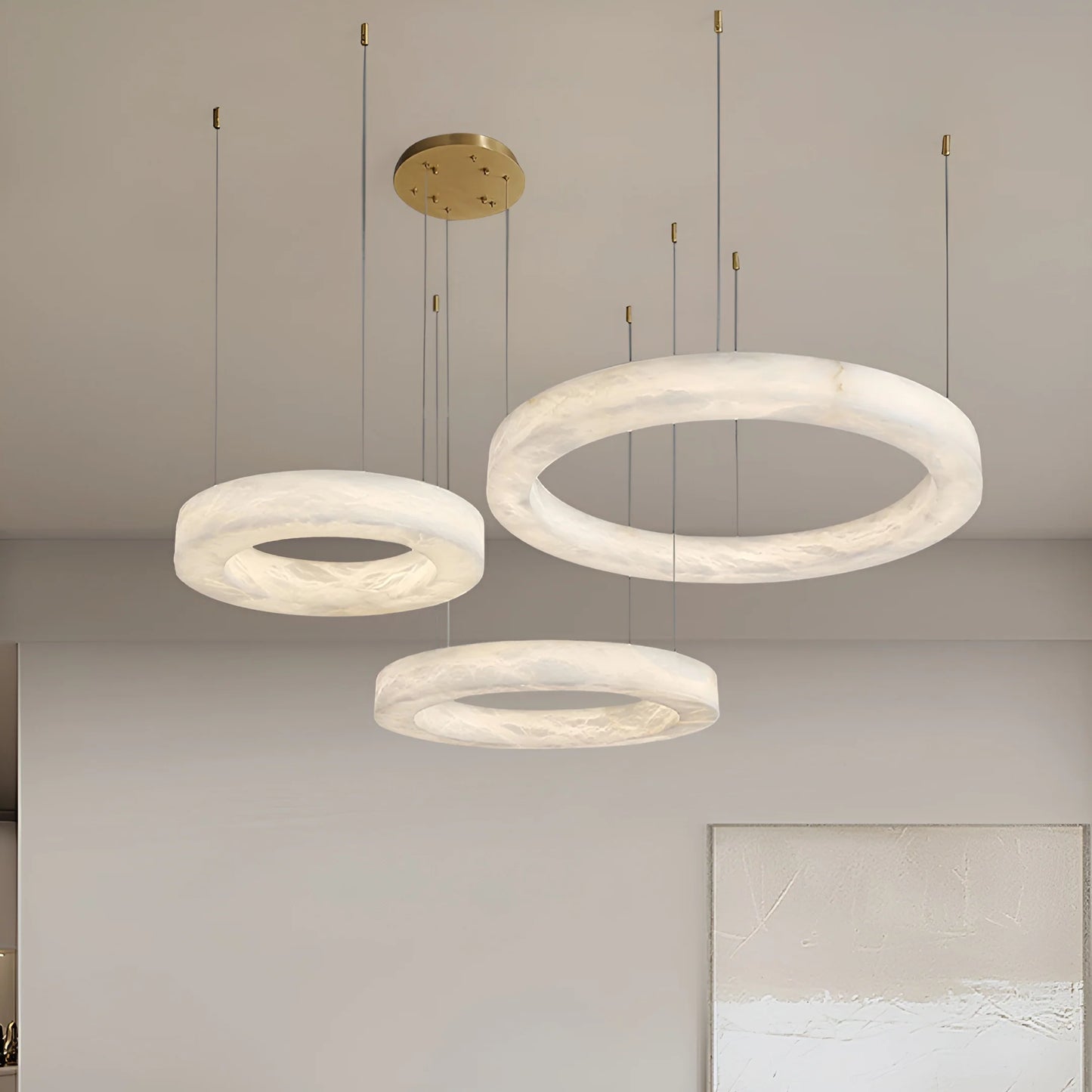 Marika Alabaster Pendant Lamp - Nuvé