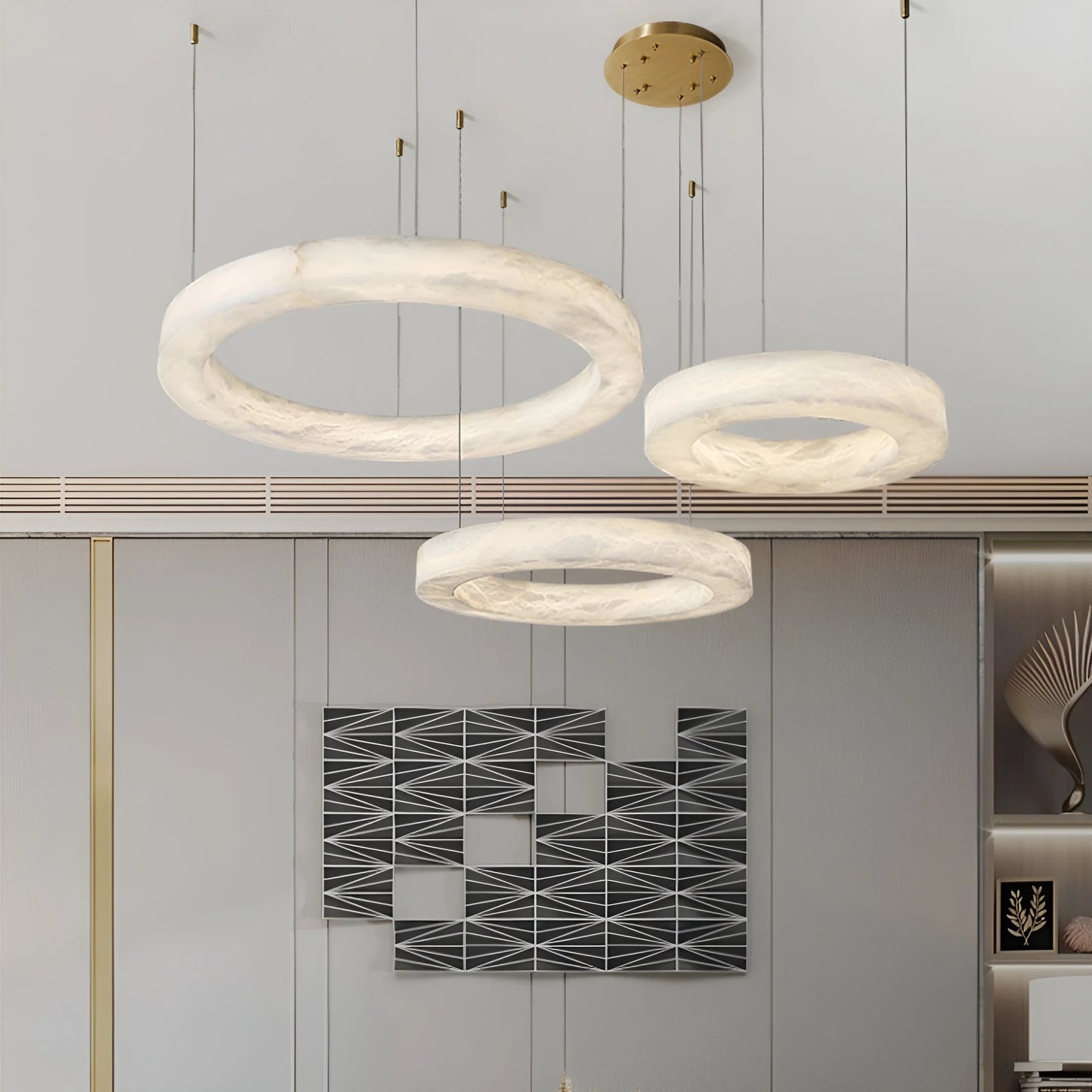 Marika Alabaster Pendant Lamp - Nuvé