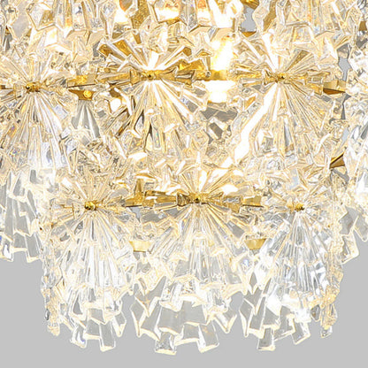 Gold Marilyn Elegant Glass Chandelier - Nuvé
