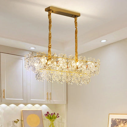 Gold Marilyn Elegant Glass Chandelier - Nuvé