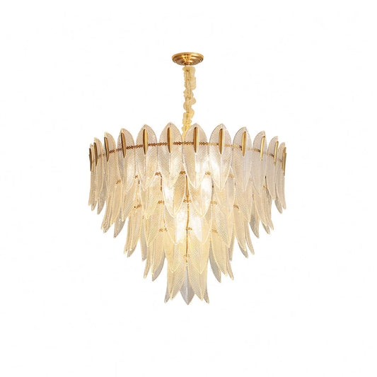 Marilyn Glass Feathers Chandelier - Nuvé