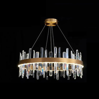 Marylin Modern Crystal Ring Chandelier - Nuvé