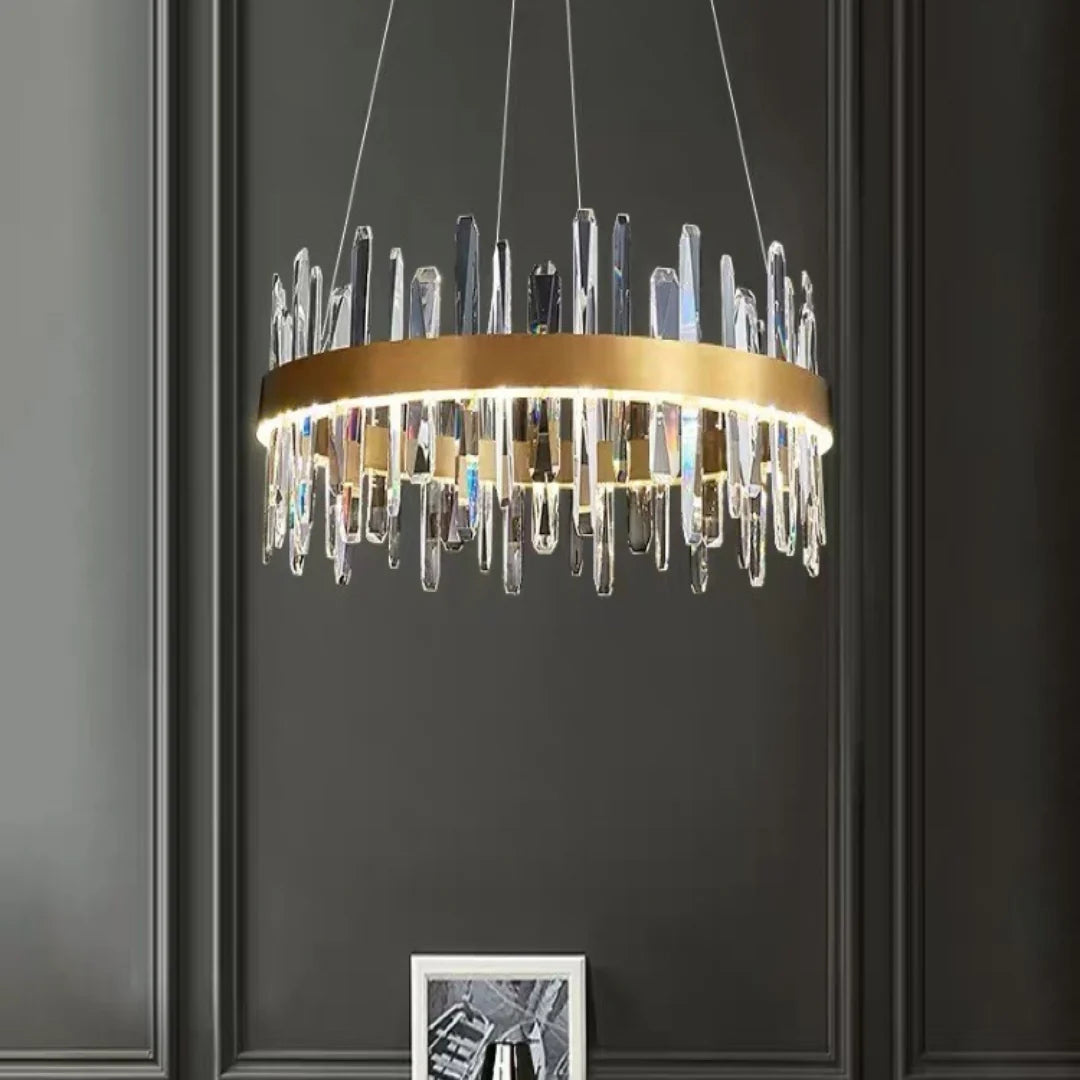 Marylin Modern Crystal Ring Chandelier - Nuvé