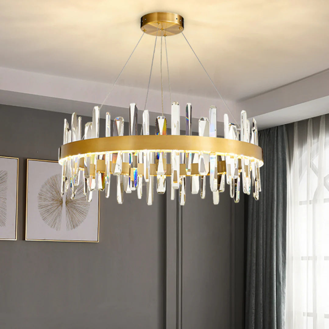 Marylin Modern Crystal Ring Chandelier - Nuvé