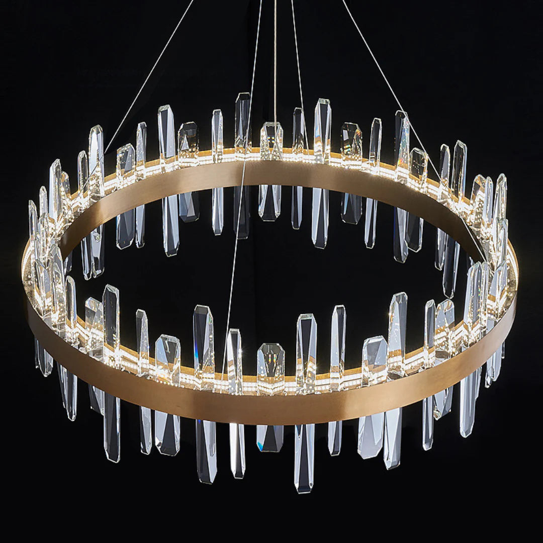 Marylin Modern Crystal Ring Chandelier - Nuvé