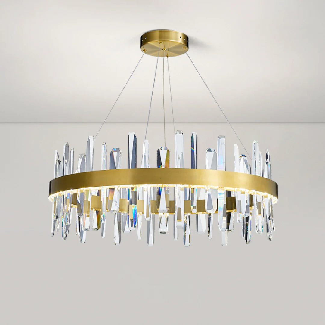 Marylin Modern Crystal Ring Chandelier - Nuvé