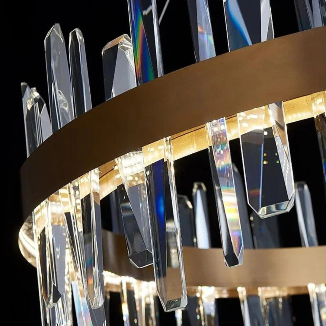 Marylin Modern Crystal Ring Chandelier - Nuvé