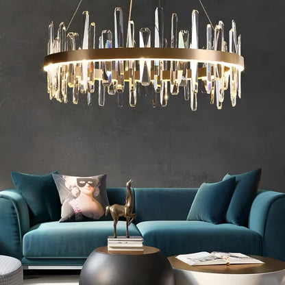 Marylin Modern Crystal Ring Chandelier - Nuvé