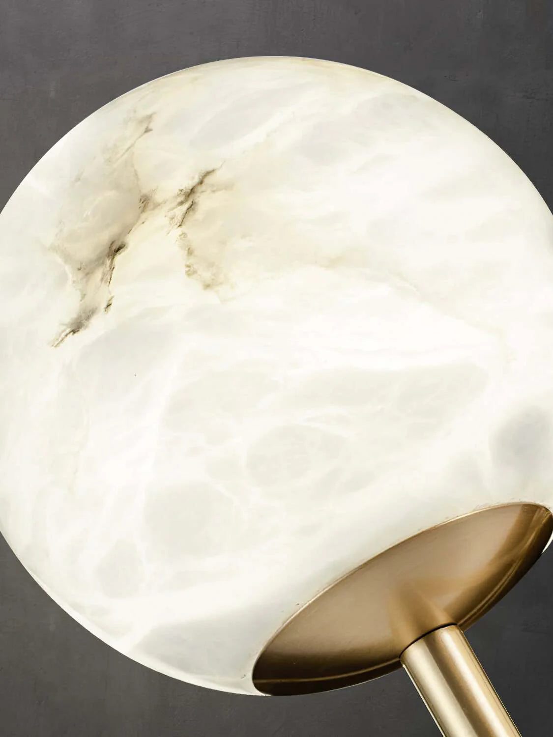 Alabaster Maytoni Erich Brass Chandelier - Nuvé